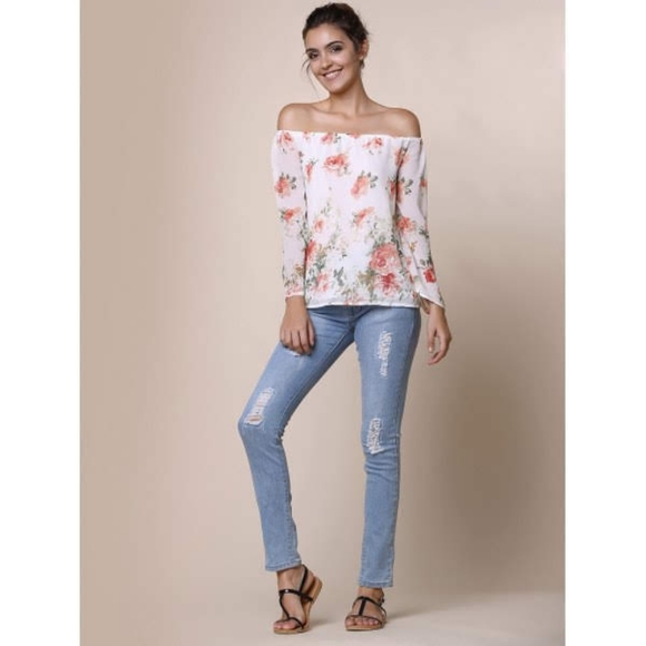 Floral Off The Shoulder Top - Picture 12 of 12